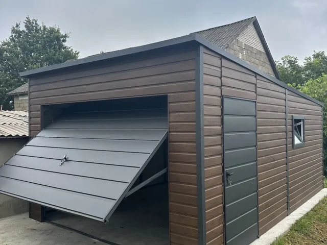 Garaż blaszany 3,7×6 m, woj. kujawsko-pomorskie — ujęcie 1