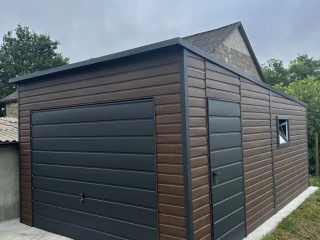Garaż blaszany 3,7×6 m, woj. kujawsko-pomorskie — ujęcie 3