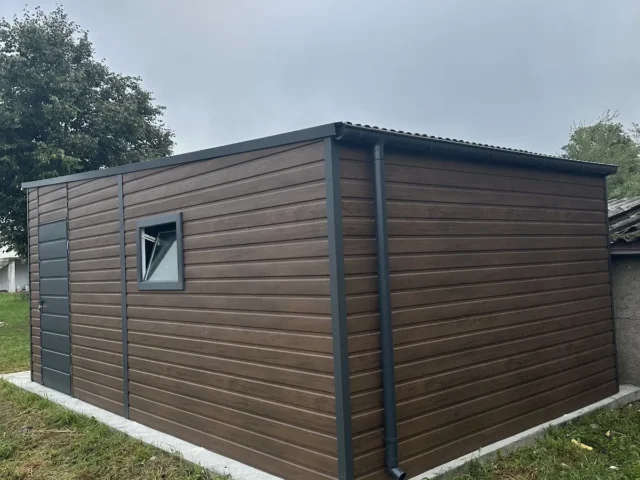 Garaż blaszany 3,7×6 m, woj. kujawsko-pomorskie — ujęcie 4