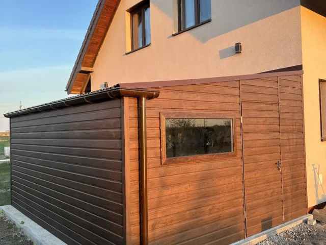 Garaż blaszany 4×5 m, woj. śląskie — ujęcie 1
