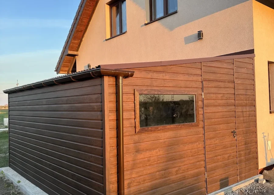 Garaż blaszany 4×5 m, woj. śląskie — ujęcie 1