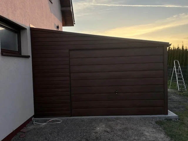 Garaż blaszany 4×5 m, woj. śląskie — ujęcie 3