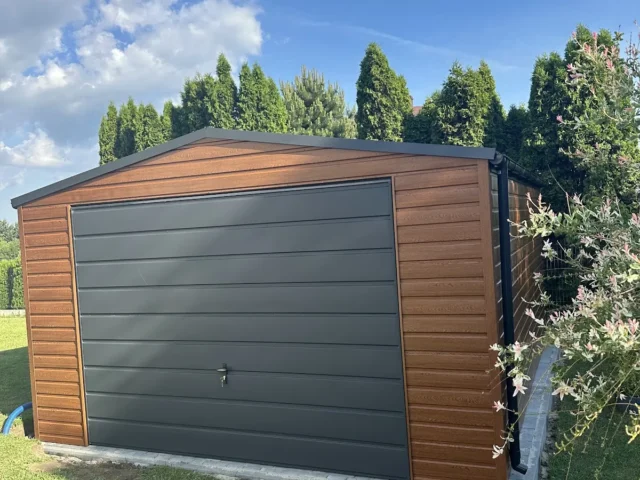 Garaż blaszany 4×5 m, woj. opolskie — ujęcie 3