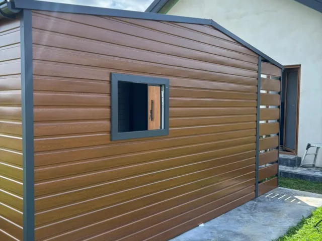 Garaż blaszany 5×3,5 m, woj. opolskie — ujęcie 2