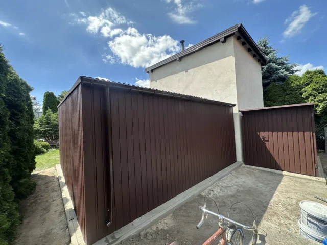 Garaż blaszany 5×5 m, woj. śląskie — ujęcie 4