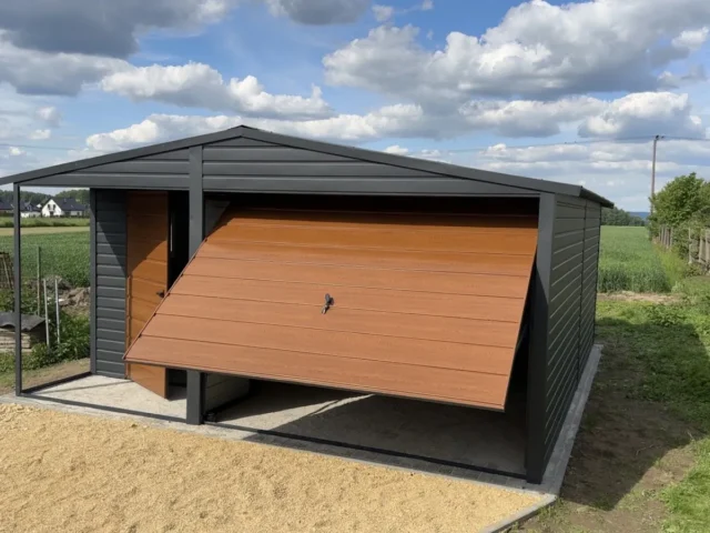 Garaż blaszany 5×6 m, woj. mazowieckie — ujęcie 3