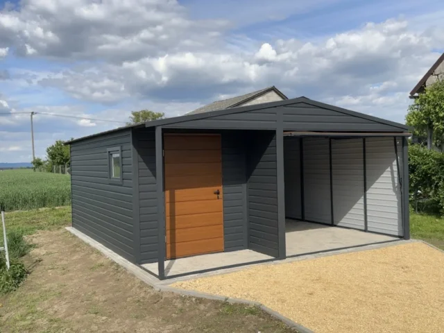 Garaż blaszany 5×6 m, woj. mazowieckie — ujęcie 4