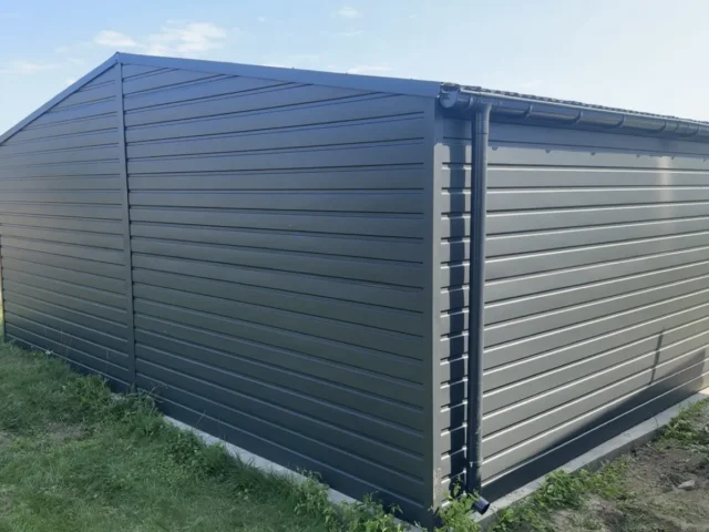 Garaż blaszany 6×5 m, woj. opolskie — ujęcie 3