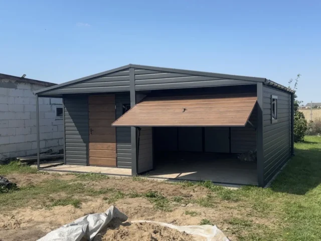 Garaż blaszany 6×5 m, woj. opolskie — ujęcie 4