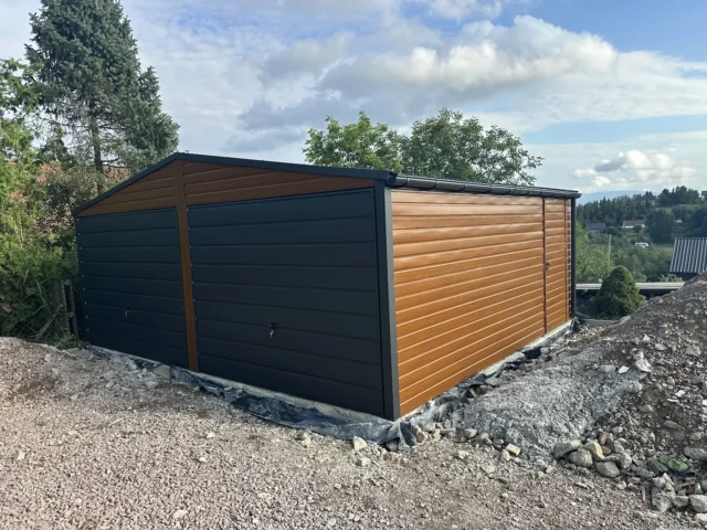 Garaż blaszany 6×5,5 m, woj. śląskie — ujęcie 3