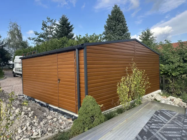 Garaż blaszany 6×5,5 m, woj. śląskie — ujęcie 4