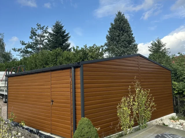 Garaż blaszany 6×5,5 m, woj. śląskie — ujęcie 5