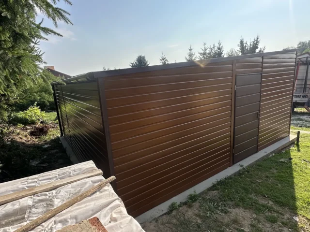 Garaż blaszany 6×5,8 m, woj. śląskie — ujęcie 3