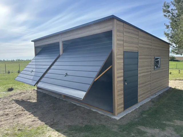 Garaż blaszany 6×5,8 m, woj. wielkopolskie — ujęcie 4