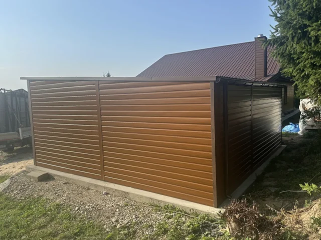 Garaż blaszany 6×5,8 m, woj. śląskie — ujęcie 4