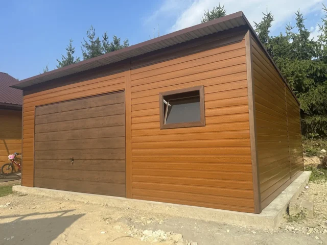 Garaż blaszany 6×5,8 m, woj. śląskie — ujęcie 5