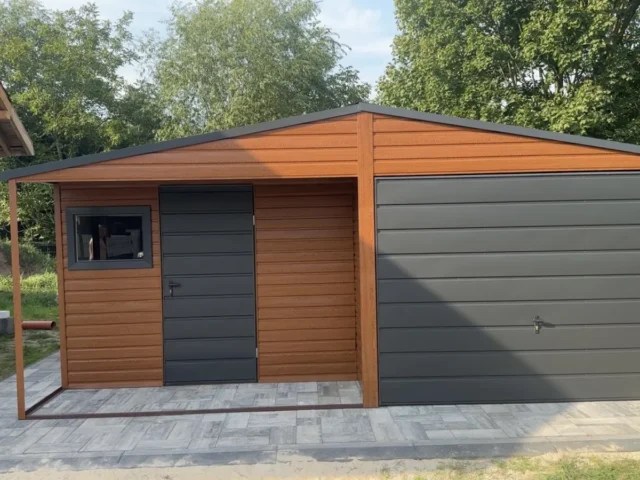 Garaż blaszany 6×6 m, woj. mazowieckie — ujęcie 2