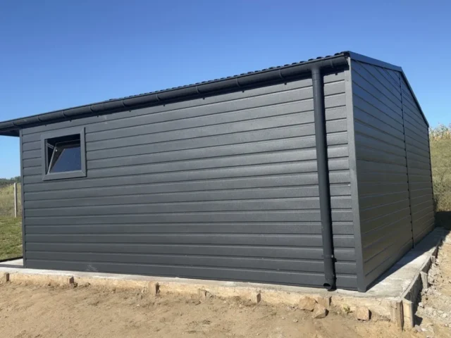 Garaż blaszany 6×6 m, woj. śląskie — ujęcie 3