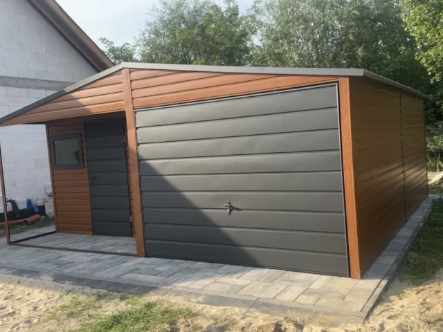Garaż blaszany 6×6 m, woj. mazowieckie — ujęcie 4