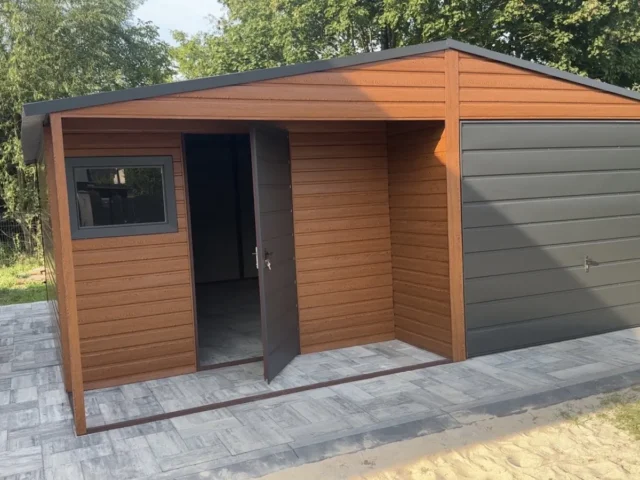 Garaż blaszany 6×6 m, woj. mazowieckie — ujęcie 5