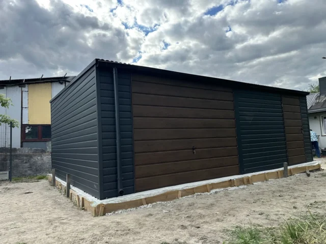 Garaż blaszany 7×5 m, woj. śląskie — ujęcie 2