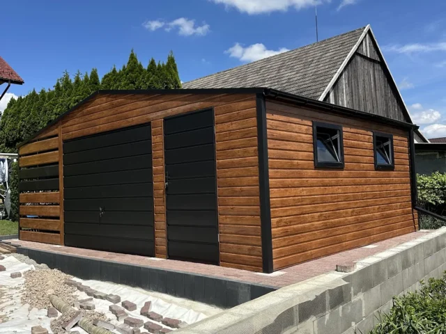 Garaż blaszany 7×5 m, woj. świętokrzyskie — ujęcie 3