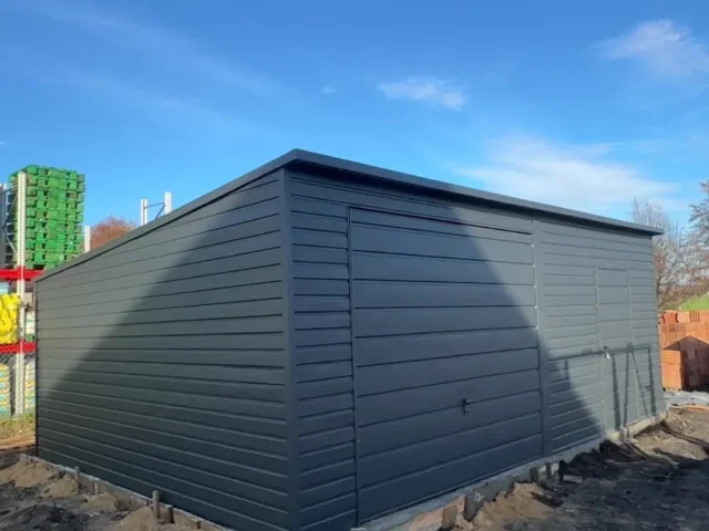 Garaż blaszany 7×5 m, woj. małopolskie — ujęcie 3