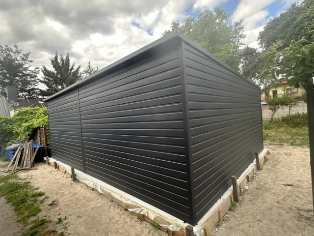 Garaż blaszany 7×5 m, woj. śląskie — ujęcie 3
