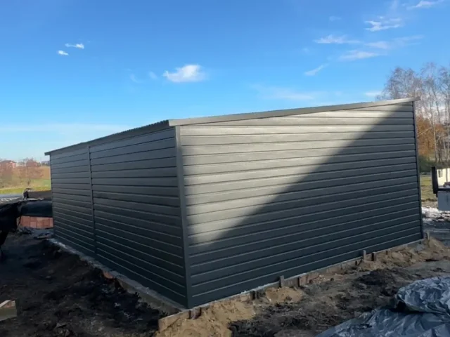 Garaż blaszany 7×5 m, woj. małopolskie — ujęcie 4