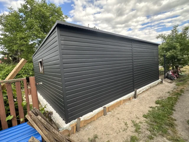 Garaż blaszany 7×5 m, woj. śląskie — ujęcie 4
