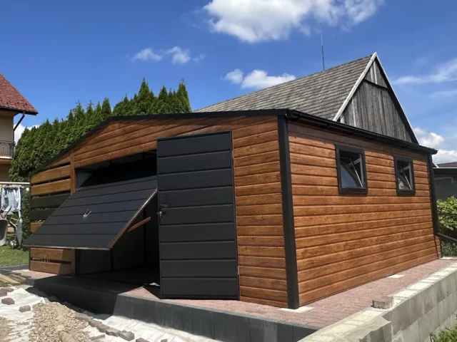 Garaż blaszany 7×5 m, woj. świętokrzyskie — ujęcie 5