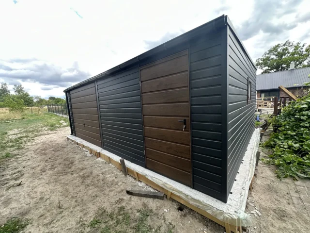 Garaż blaszany 7×5 m, woj. śląskie — ujęcie 5