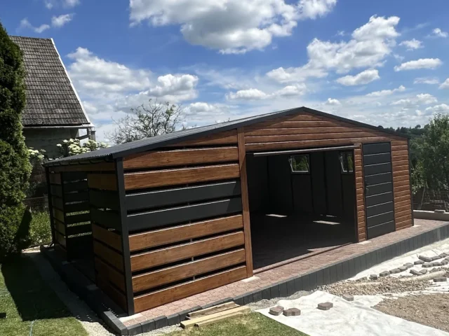 Garaż blaszany 7×5 m, woj. świętokrzyskie — ujęcie 7