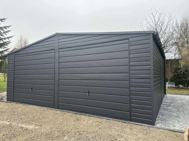 Garaż blaszany 7×6 m, woj. małopolskie — ujęcie 2