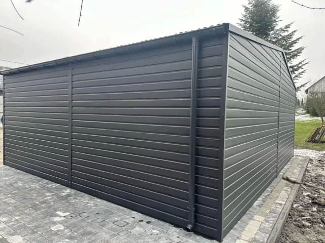 Garaż blaszany 7×6 m, woj. małopolskie — ujęcie 4
