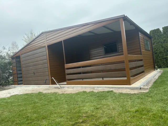 Garaż blaszany 8,5×5 m, woj. mazowieckie — ujęcie 5