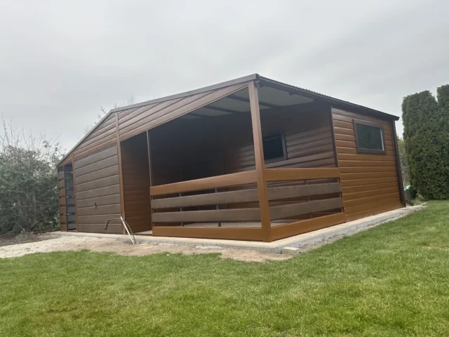 Garaż blaszany 8,5×5 m, woj. mazowieckie — ujęcie 6