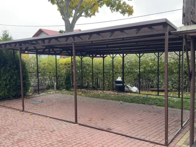 Garaż blaszany 8×5 m, woj. opolskie — ujęcie 1
