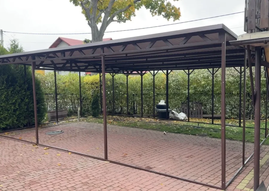 Garaż blaszany 8×5 m, woj. opolskie — ujęcie 1