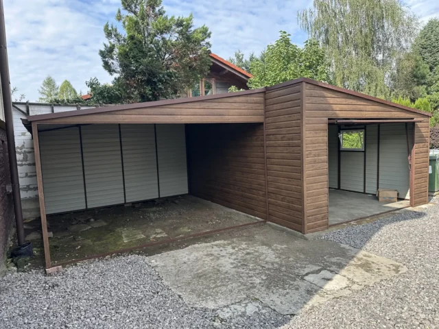 Garaż blaszany 8×5 m, woj. świętokrzyskie — ujęcie 2