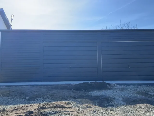Garaż blaszany 8×5 m, woj. śląskie — ujęcie 2