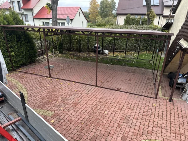 Garaż blaszany 8×5 m, woj. opolskie — ujęcie 3