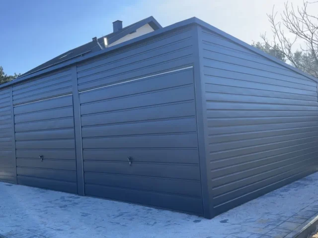 Garaż blaszany 8×5 m, woj. śląskie — ujęcie 3