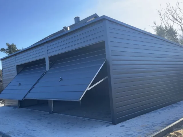 Garaż blaszany 8×5 m, woj. śląskie — ujęcie 4