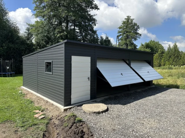 Garaż blaszany 8×5,8 m, woj. podkarpackie — ujęcie 4