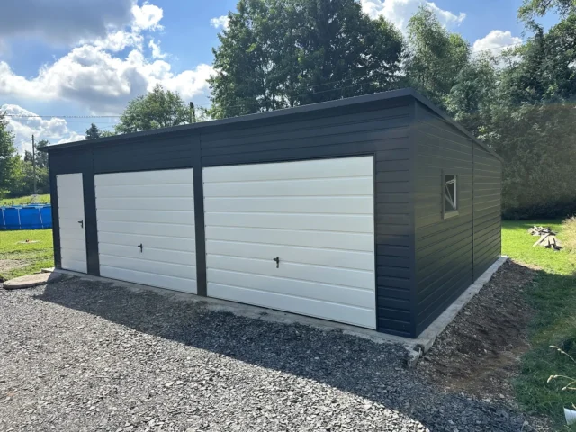 Garaż blaszany 8×5,8 m, woj. podkarpackie — ujęcie 5