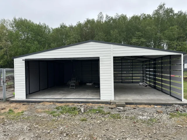 Garaż blaszany 8×6 m, woj. świętokrzyskie — ujęcie 2