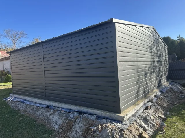 Garaż blaszany 8×6 m, woj. opolskie — ujęcie 3