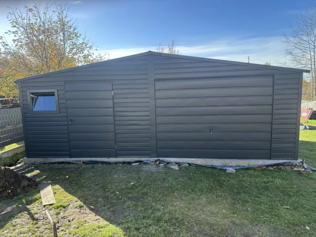 Garaż blaszany 8×6 m, woj. opolskie — ujęcie 4