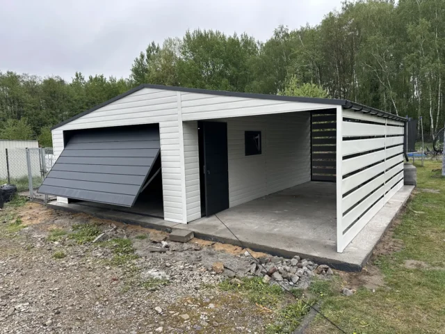 Garaż blaszany 8×6 m, woj. świętokrzyskie — ujęcie 5